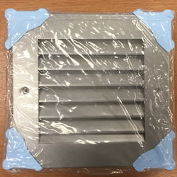 150mm x 150mm Non-Vision Grille - Mill finish