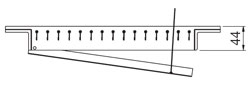 Lindab Spiral Duct Grille - Single Deflection with Blade Damper