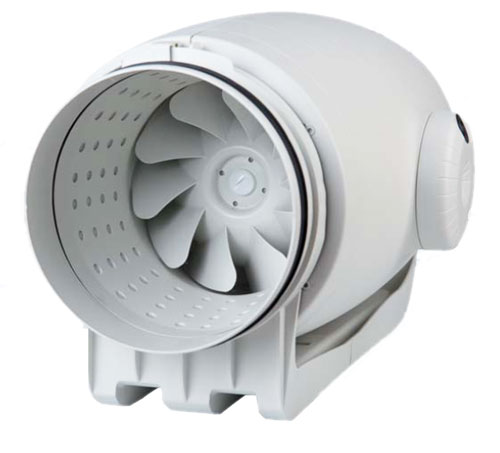 TD 350/125 SILENT Mixed Flow Fan with Timer 125mm Dia