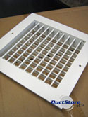100x100mm Double Deflection Grille with Damper