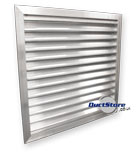 Weather Louvres - 38mm Blade Pitch (up to 1m)