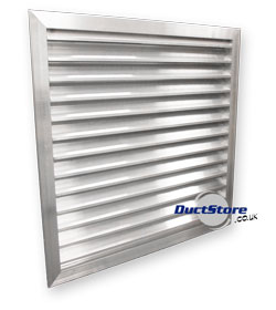 aluminium weather louvres