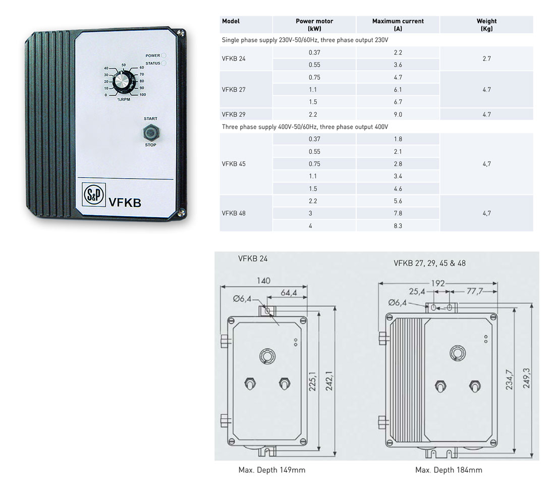 Variable Frequency Inverter VFKB45