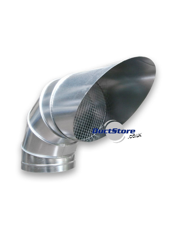 150 dia 90 Bird Beak - Vertical Ducts