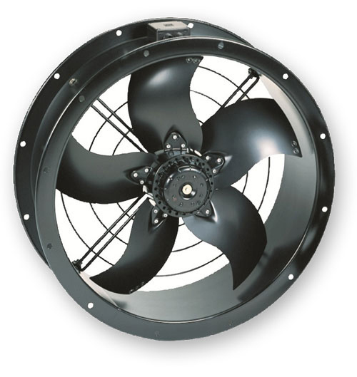 355mm Dia Compact Cased Axial Fan - Three Phase