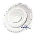 Large Format Circular Diffusers - White