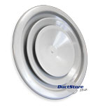 Large Format Circular Diffusers - Silver