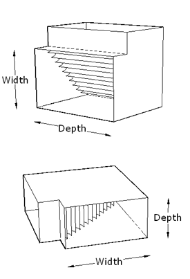 Square ends drawing Square ends drawing