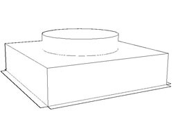 100mm Deep Top Entry Grille Box