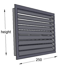 Louvre 250mm Width