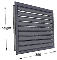 Louvre 350mm Width