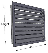 Louvre 450mm Width