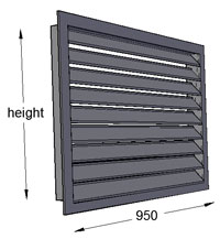 Louvre 950mm Width