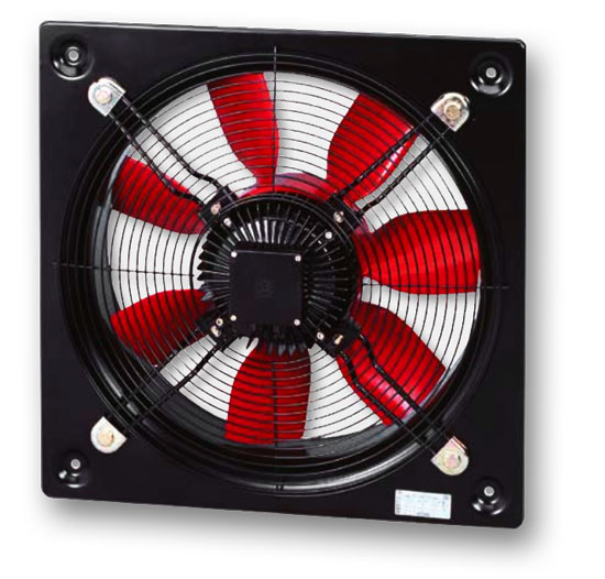 250mm Dia Plate Mounted Axial Fan - Three Phase