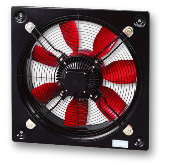 355mm Dia Plate Mounted Axial Fan - Three Phase