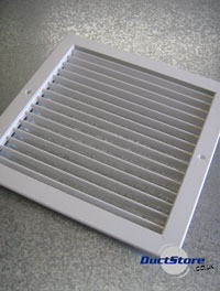 single deflection grilles