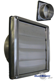 Stainless Steel Outlets with Gravity Flaps