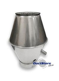 200mm dia Stainless Steel Jet Cowl