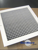 200x200mm Egg Crate Extract Grille with Damper