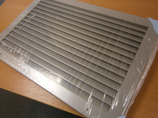 450x300mm Non-Vision Grille - Silver