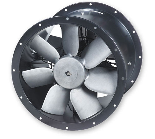 450mm Dia Contrafoil Contra Rotating Cased Axial Fan - Three Phase