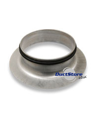 100mm Dia Radiused Flanged Spigot with Seal