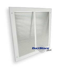 Pressed Steel Grilles - White