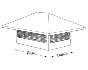 Rectangular Duct Cowls