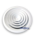 Small Format Circular Diffusers - White