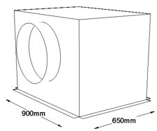 900mm x 650mm Side Entry Grille Box