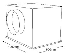 1000mm x 600mm Side Entry Grille Box