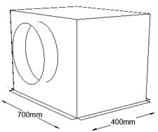 700mm x 400mm Side Entry Grille Box