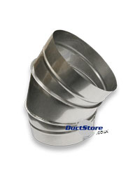 45° Bends  - Stainless Steel 150mm dia