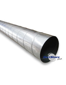 200mm dia Stainless Steel Spiral Tube 1m lengths