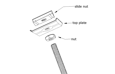 stud top arrangement