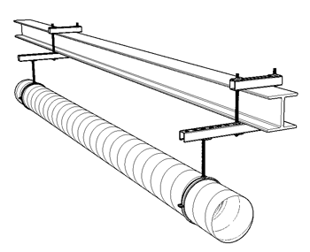 support channel on beam